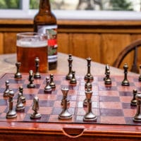 The St. Bernard Lodge - Game of Chess and a beer