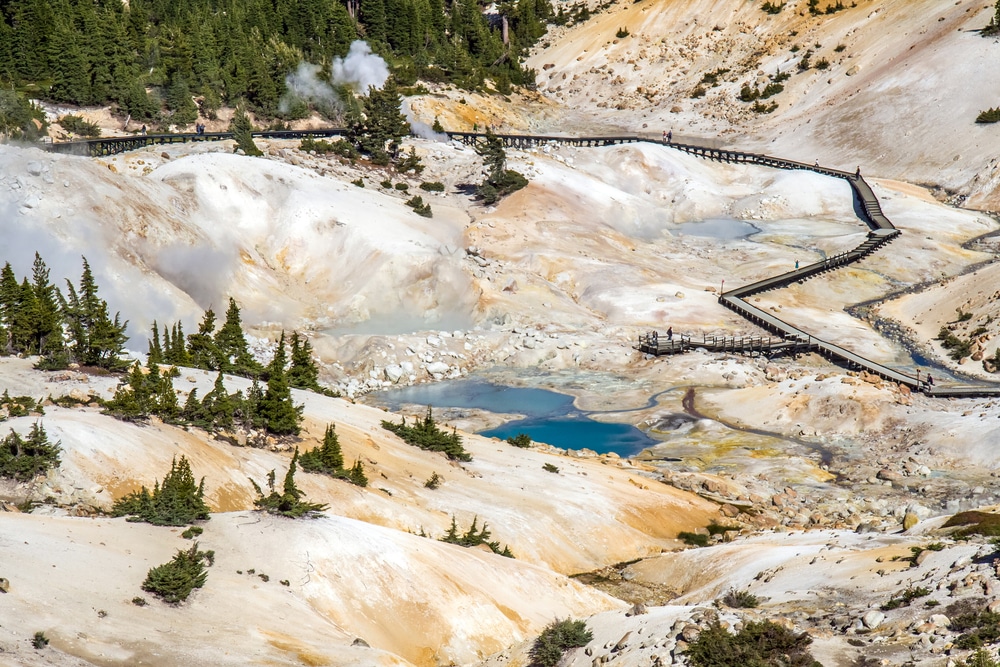 Hike the Bumpass Hell Trail this Fall in California